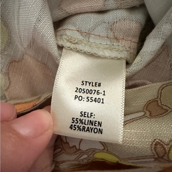 Anthropologie - Current Air Scalloped Edge Floral Skirt - Picture 7 of 8